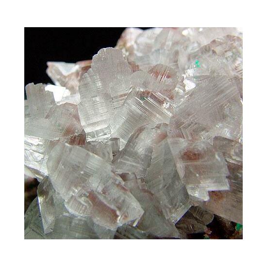 Calcite With Dioptase & Malachite