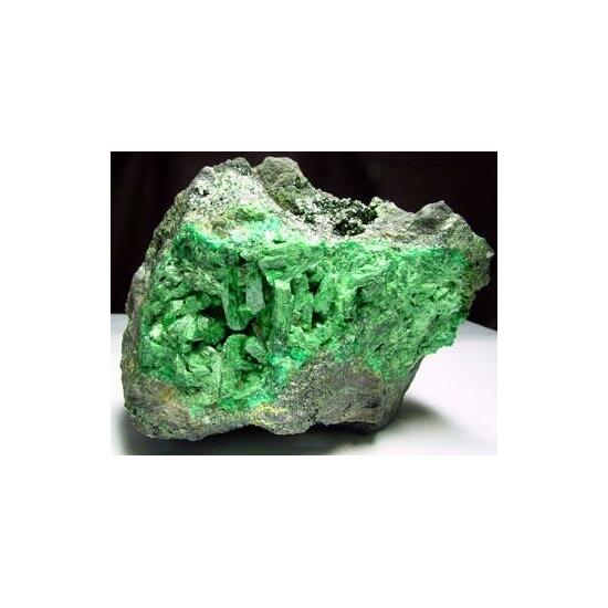 Cuprian Adamite & Olivenite