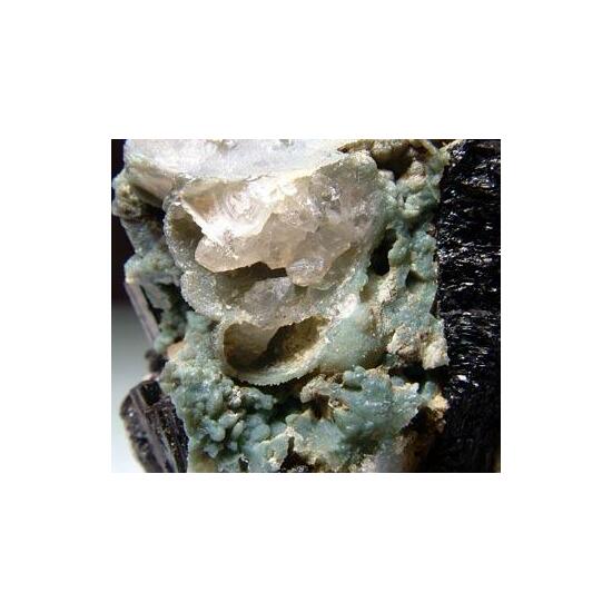 Ilvaite With Chalcedony & Quartz