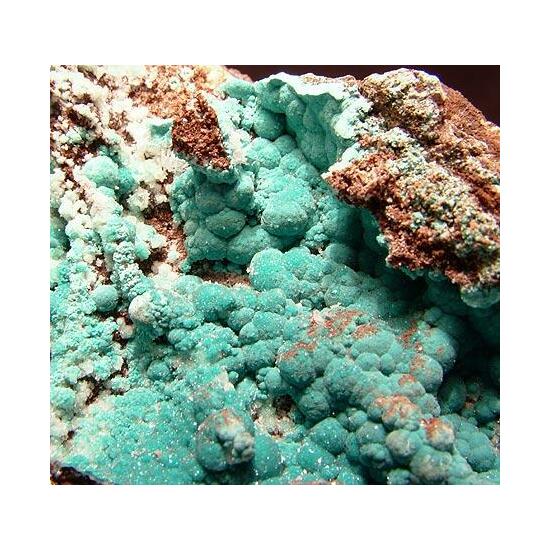 Rosasite & Calcite