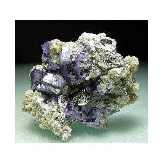Fluorite Arsenopyrite & Gilbertite