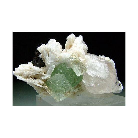 Fluorite Elbaite & Quartz