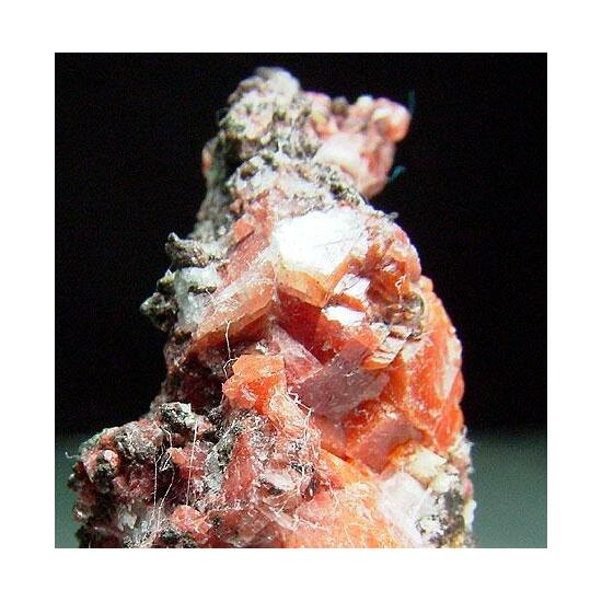 Native Copper With Chalcotrichite & Calcite
