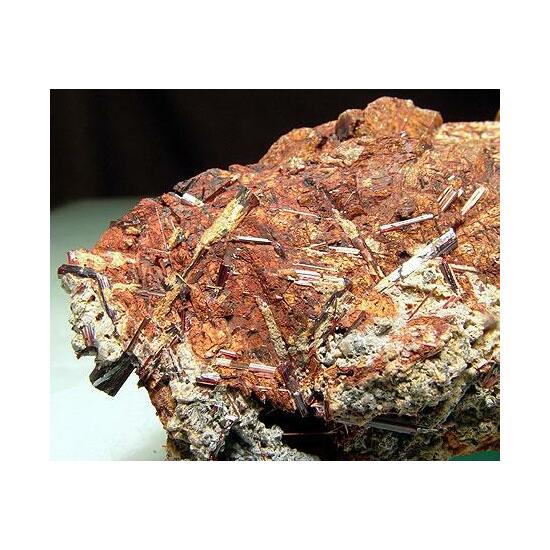 Rutile & Limonite Psm Siderite