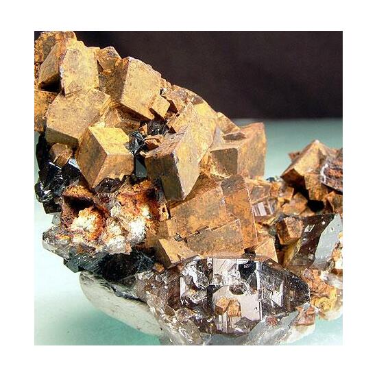 Smoky Quartz & Limonite Psm Siderite