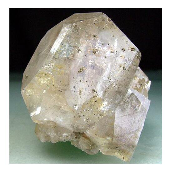 Calcite With Chalcopyrite Inclusions