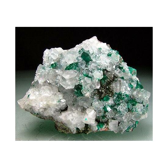 Dioptase & Calcite