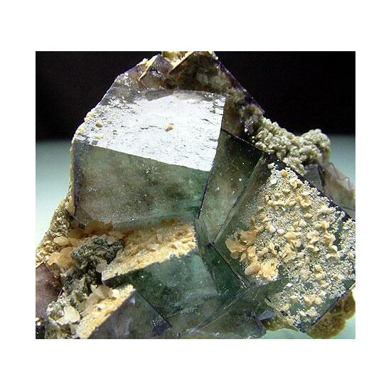 Fluorite & Siderite With Pyrite