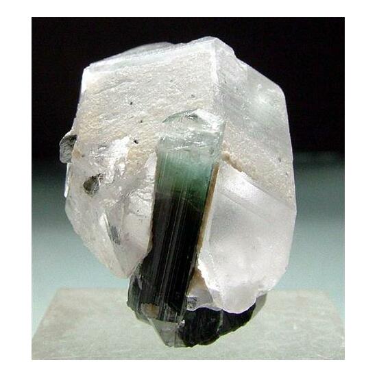 Indicolite With Quartz