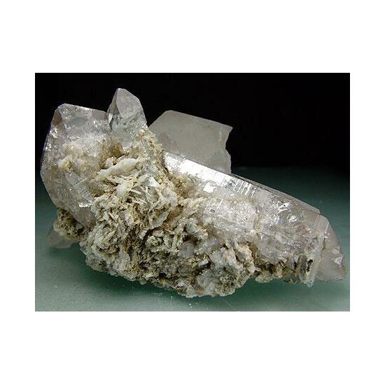 Quartz & Childrenite With Cleavelandite