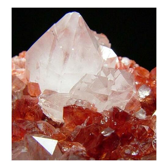 Rhodochrosite Quartz & Fluorite