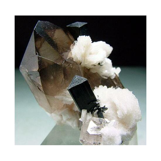 Smoky Quartz Schorl & Cleavelandite