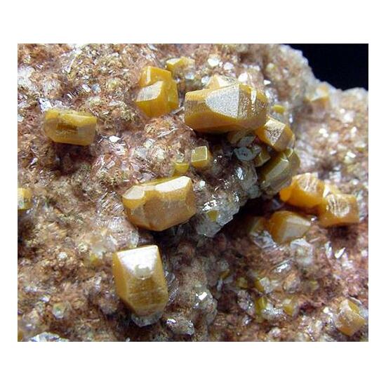 Wulfenite & Calcite