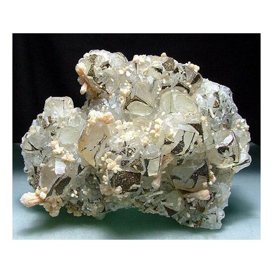 Calcite Pyrite & Stilbite