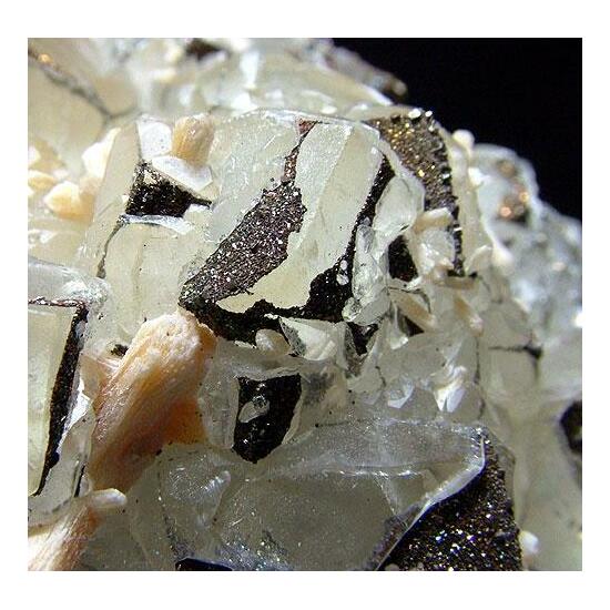 Calcite Pyrite & Stilbite