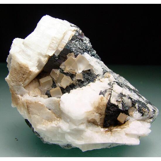 Fluorite Covellite & Tennantite