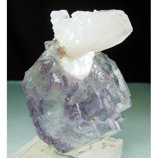 Fluorite With Quartz & Ferberite