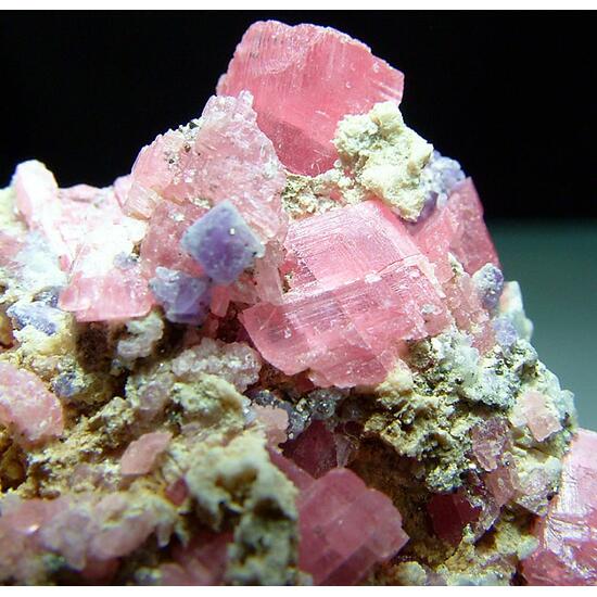 Rhodochrosite & Fluorite