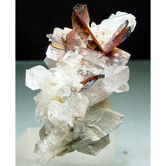 Brookite & Quartz