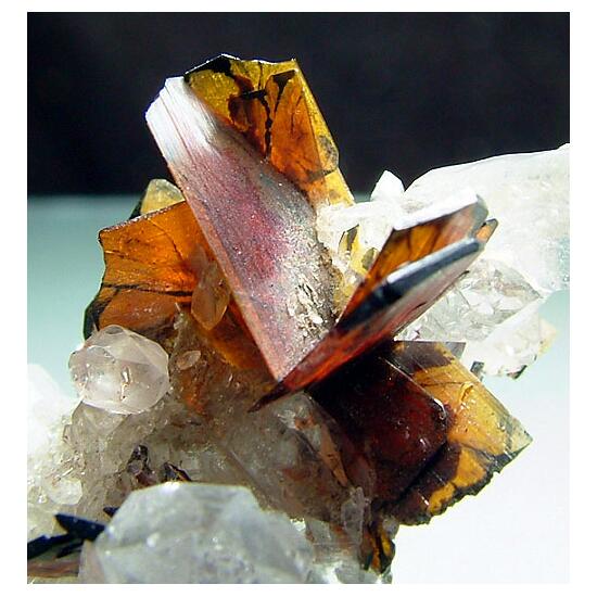 Brookite & Quartz