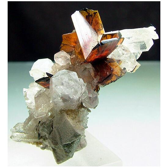 Brookite & Quartz