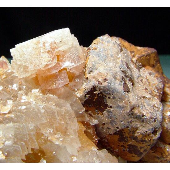 Limonite Psm Pyrite With Calcite