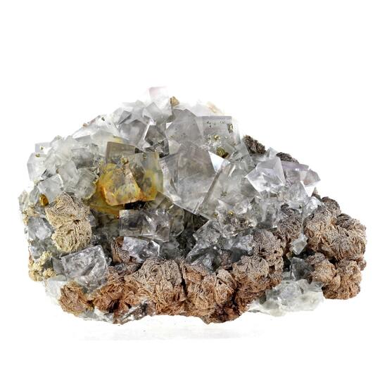 Fluorite Chalcopyrite & Siderite