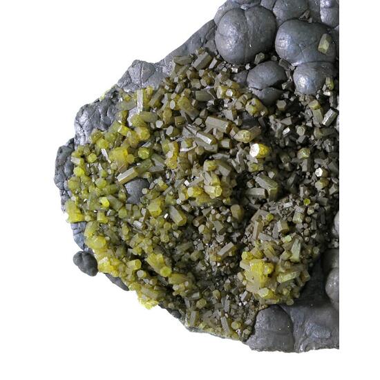 Pyromorphite On Coronadite