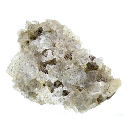 Fluorite With Pyrite Inclusions & Sphalerite