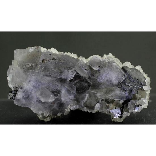 Fluorite With Galena & Calcite