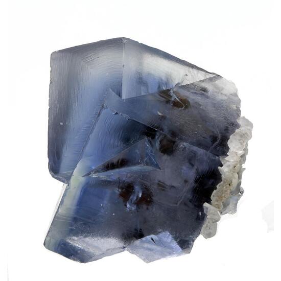 Fluorite With Siderite & Calcite