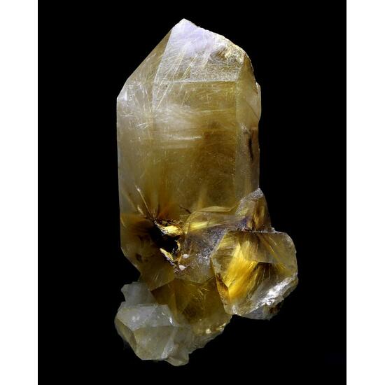 Quartz With Brookite & Rutile Inclusions