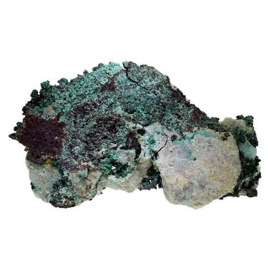 Native Copper Cuprite & Brochantite