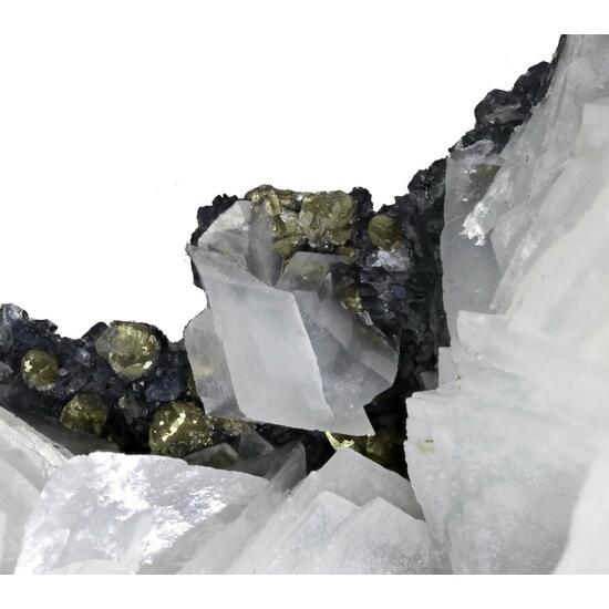 Calcite & Boulangerite