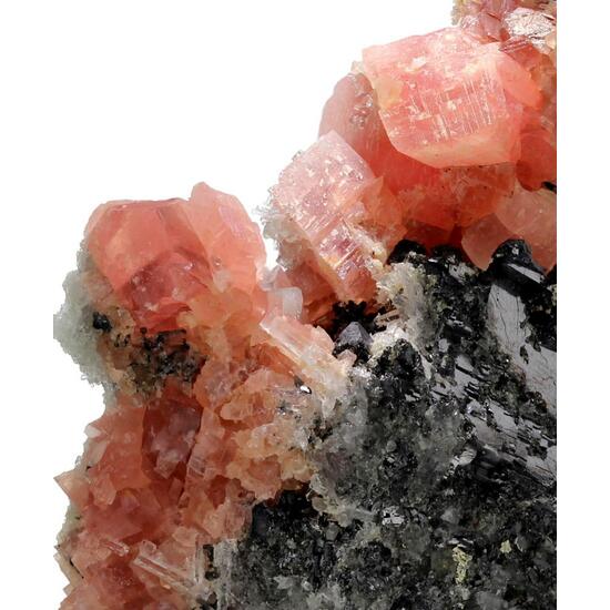 Rhodochrosite Fluorapatite & Quartz