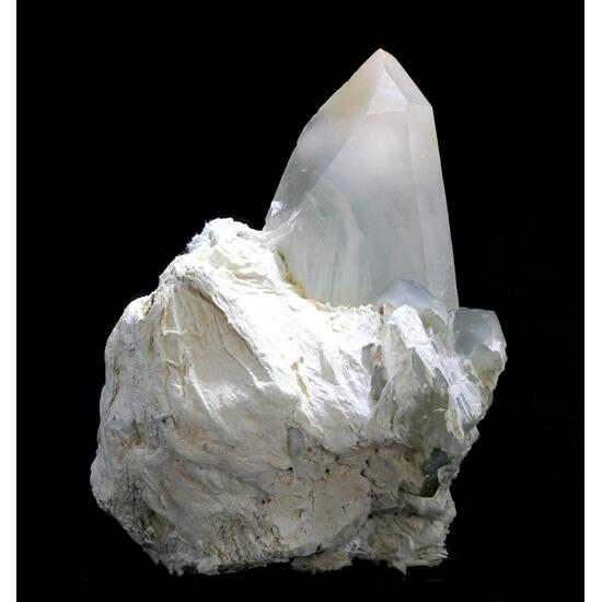 Bone Quartz On Palygorskite