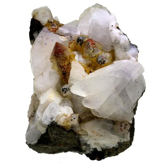 Sceptre Quartz With Calcite