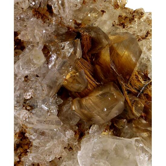 Quartz With Brookite & Rutile Inclusions