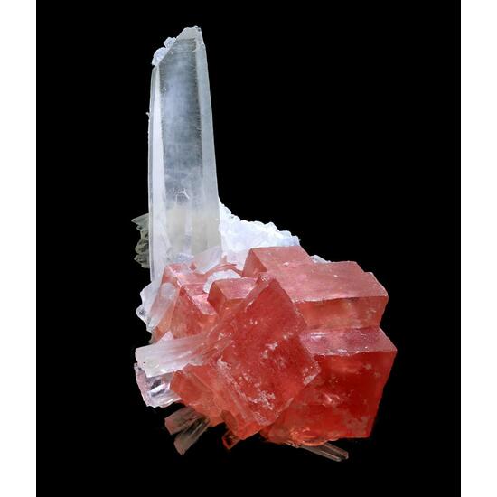 Rhodochrosite Fluorite & Quartz