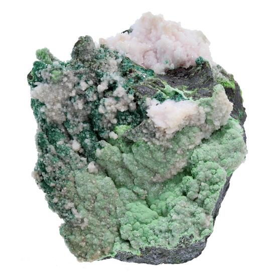 Cobaltoan Dolomite Aragonite & Malachite