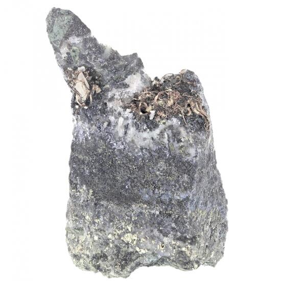 Native Silver & Calcite