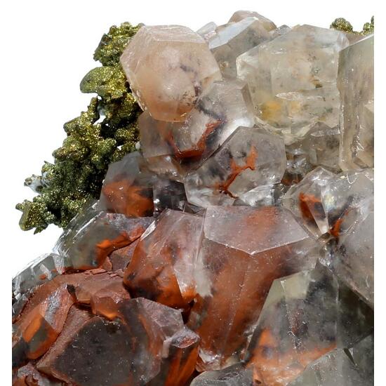 Calcite With Blister Copper Psm Chalcocite