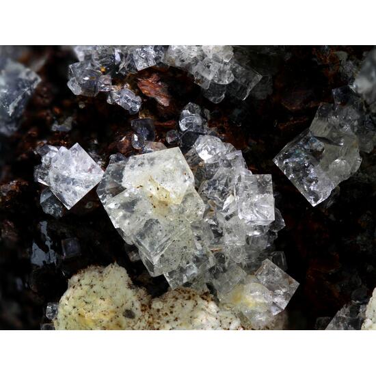 Fluorite Galena Baryte & Goethite