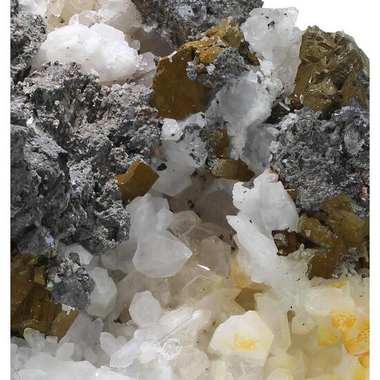 Anglesite Galena & Chalcopyrite