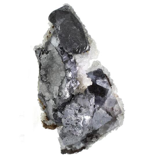 Galena With Fluorite Quartz & Calcite