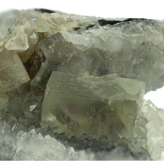 Fluorite On Quartz