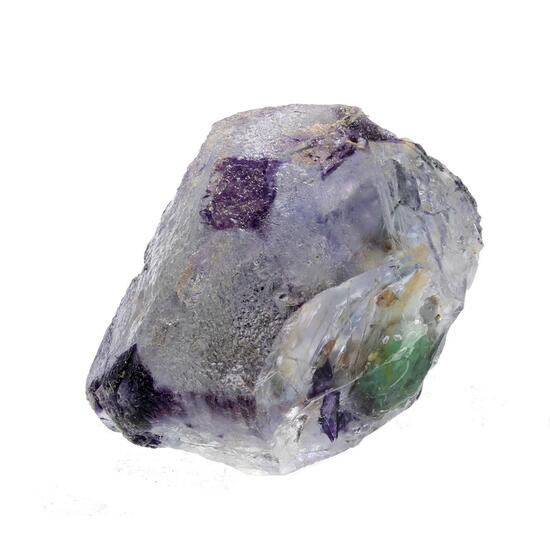 Fluorite With Schorl Inclusions