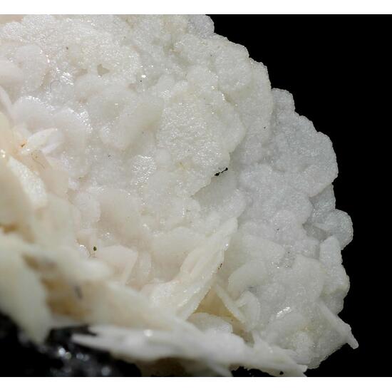 Manganoan Calcite On Sphalerite