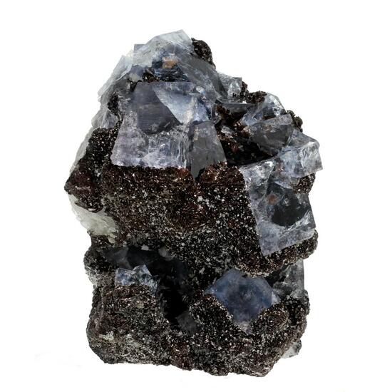 Fluorite Siderite & Calcite