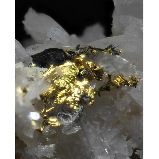 Orthobrannerite On Native Gold